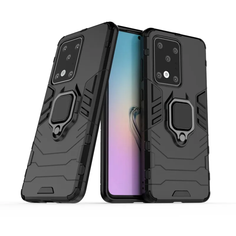 

Case for Samsung Galaxy S22 S21 FE Note 20 10 PLUS Magnetic Ring Holder Kickstand Shockproof Armor Cover for Samsung S20 Ultra