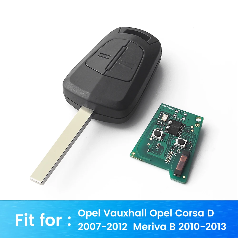 

KEYYOU 433 МГц PCF7941 чип дистанционный Автомобильный ключ для Opel Vauxhall Corsa D 07-12 Meriva B 10-13 Astra H 2004 - 2009 Zafira B 05-13