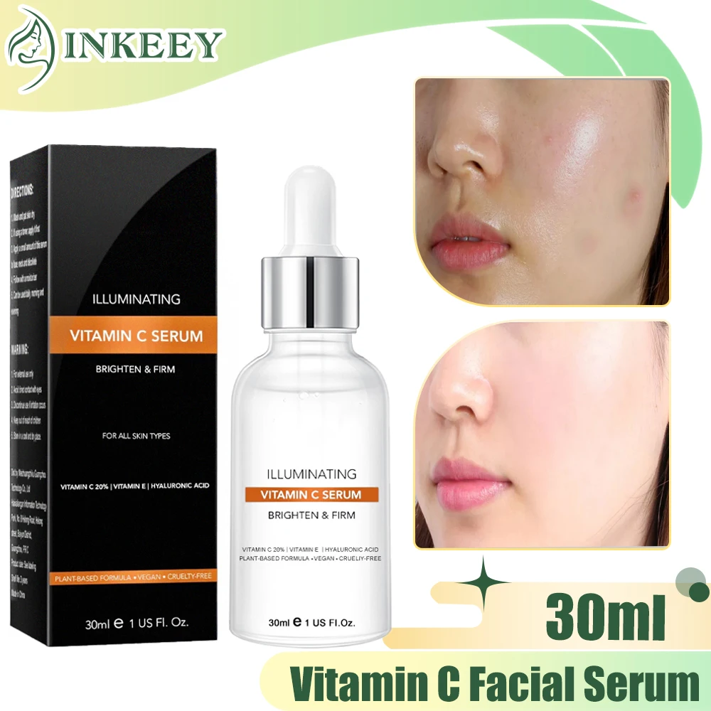 

30ml Vitamin C Serum for Face with Hyaluronic Acid Brightening Whitening Anti Aging Anti-Wrinkle Facial Serum Repairing Skincare