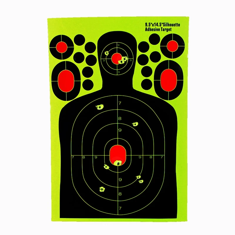 

10pcs/set Shooting Targets Stickers Adhesive Reactivity Gun Binders Aim Training Hunting Accessories Shoot Target Paper