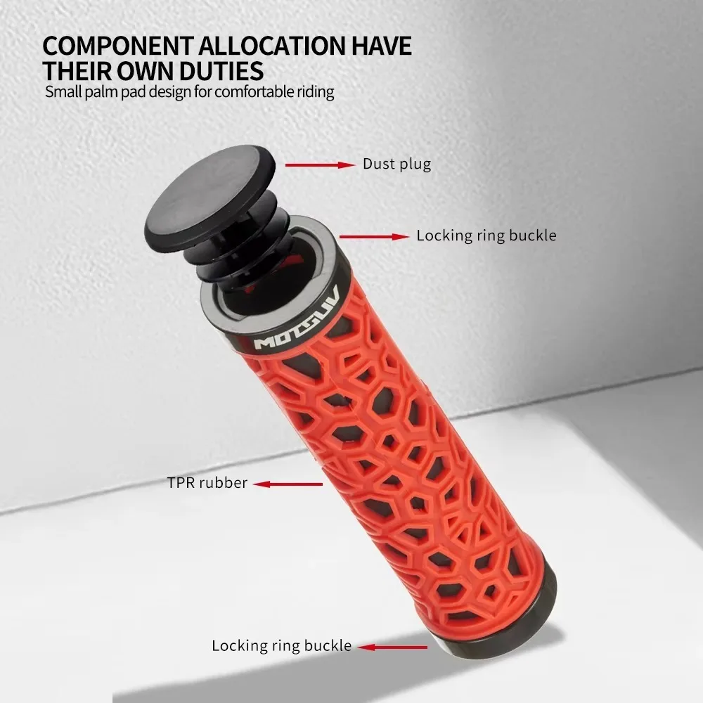 1 пара нескользящих ручек для велосипеда двухсторонняя резиновая крышка на руль