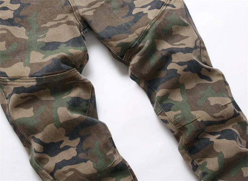 Men's Colorful Graffiti Printed Jeans Y2K Colorful Slim Fit Tapered Elastic Casual Pants Fashion Street Clothing Small Foot Pant