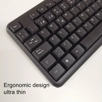 for pc wired keyboard universal usb ergonomic 105 keys spanish language laptop