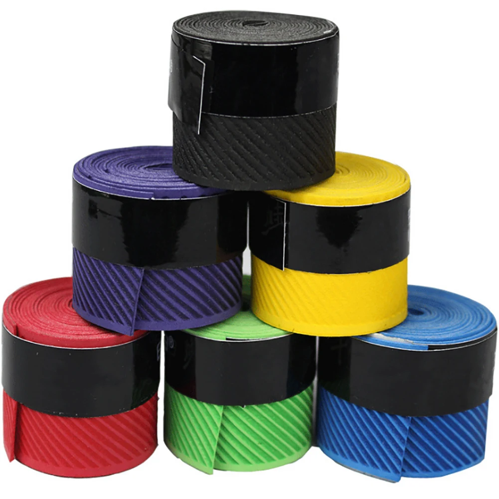 

New Badminton Sweat Belt Tennis Racket Band Towel Hand Glue Takeup Strap Handshake Handle Multicolor Optional Random Color