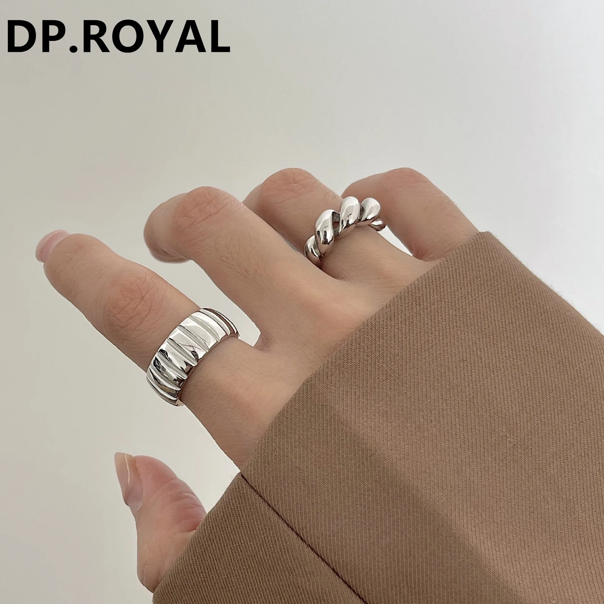 

2023Korean S925 Silver Ring For Women Retro Fashion Simple INS Hot Sale Women's Rings Valentine's Day Jewelry Gift