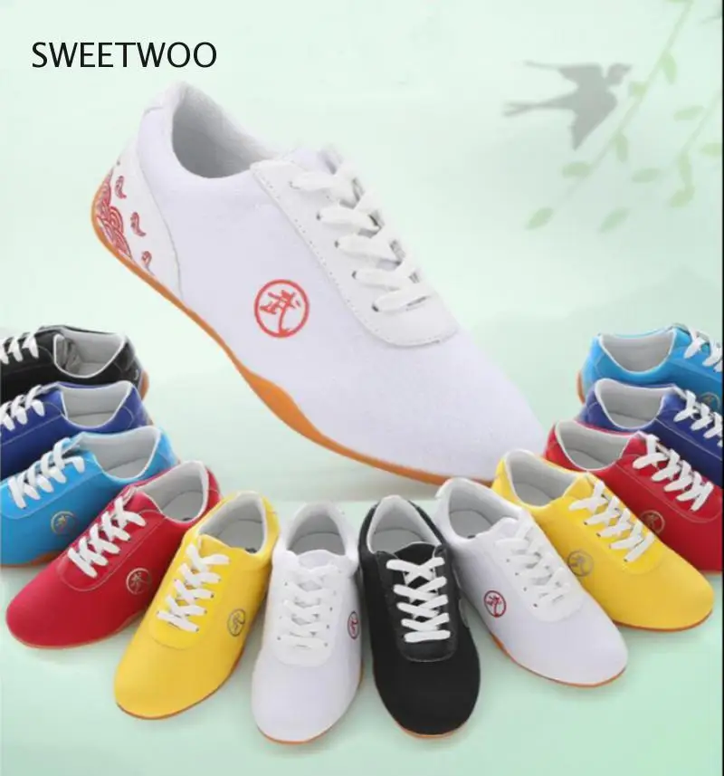 Chinese Wushu Shoes Kungfu Shoes Practice Martial Arts Indoor Kung Fu Oxford Non Slip Sole Shoes Oxford Antiskid Shoes Tide