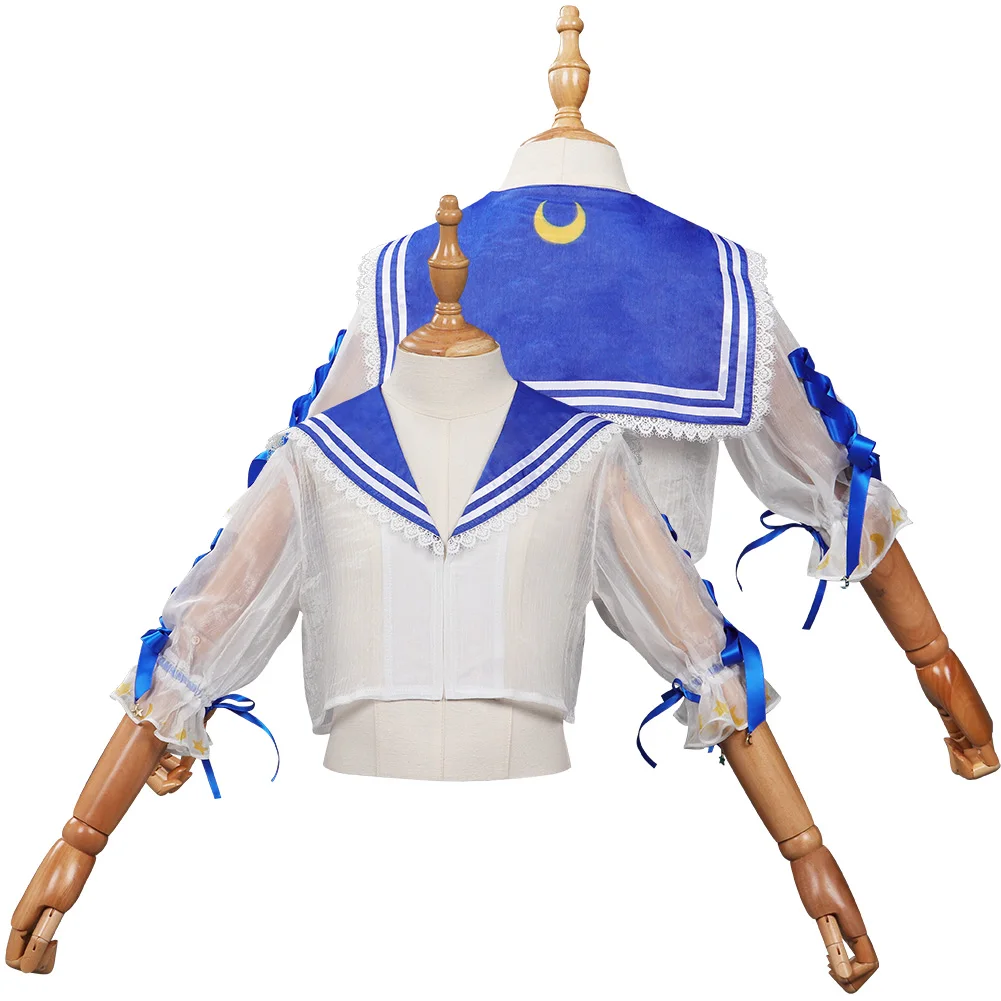 

Kids Children Sailor Tsukino Cosplay Usagi Cosplay Costume Summer Sunscreen Summer Sun Protection Coat