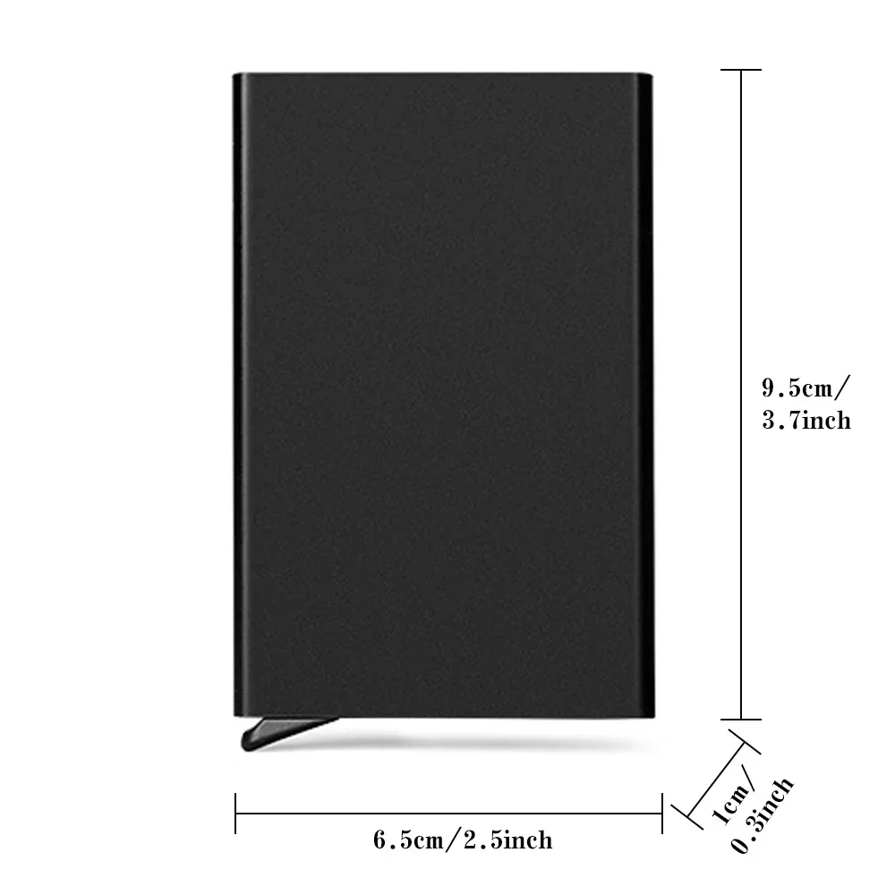Противоугонная идентификационная кредитная карта минималистичные алюминиевые