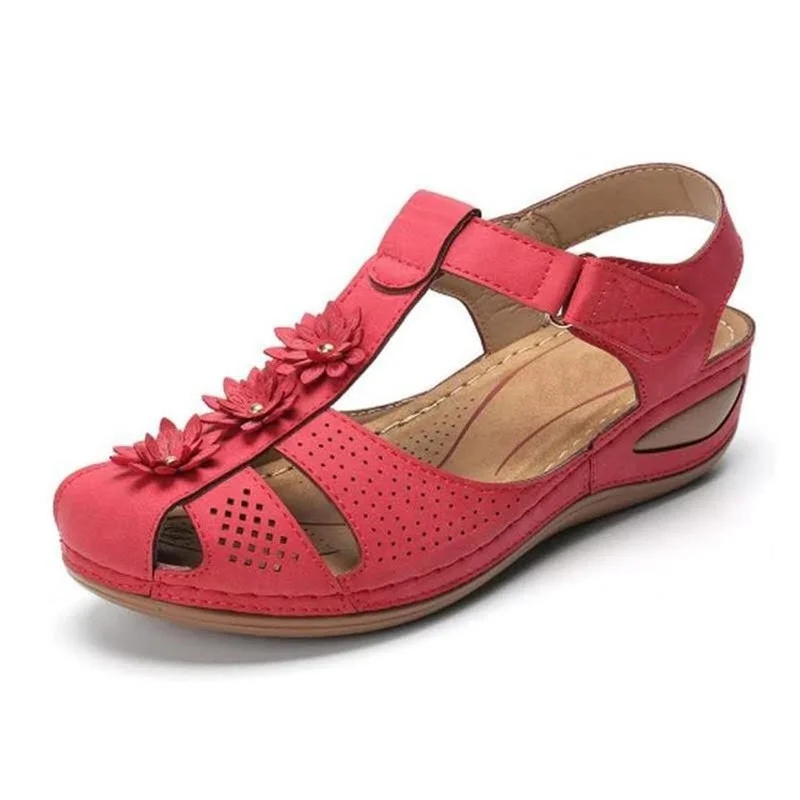 

2022 Women Comfortable Outdoor Sandals Casual Plus Size Slippers Round on Plus Size Wedge Shoes Sandalias Plataforma Mujer