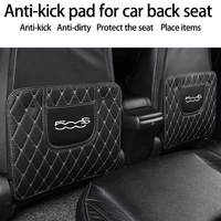 personalized car seat anti kick pad protection pad car fashion dress up for fiat 500s car seat cover set luxury car accessories