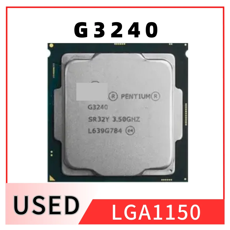 

G3240 LGA1150 Processor 3.1GHz L3 3MB Dual-Core SR1K6 SR1RL Cache Desktop CPU