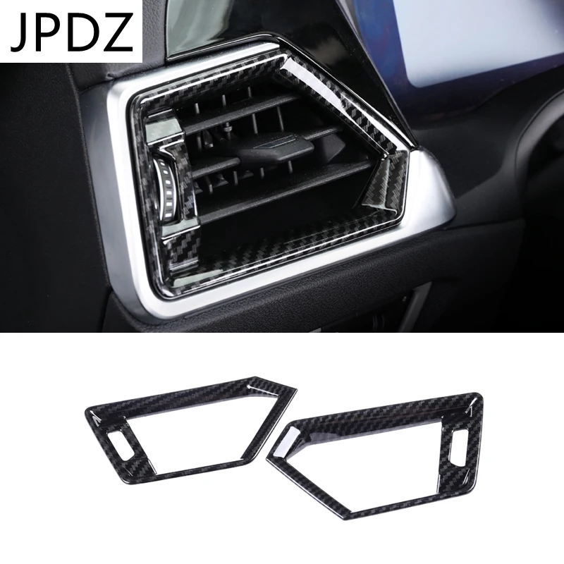 

2PCS ABS Auto Center Console Front Air Outlet Vent Frame Trim Cover Stickers For BMW G20 G28 3 Series Car Accessories Decoration