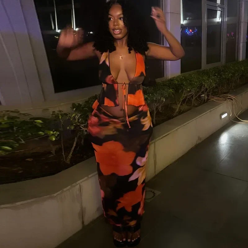 Соблазнительный комплект Ueteey из двух предметов с юбкой Женский без рукавов жилет