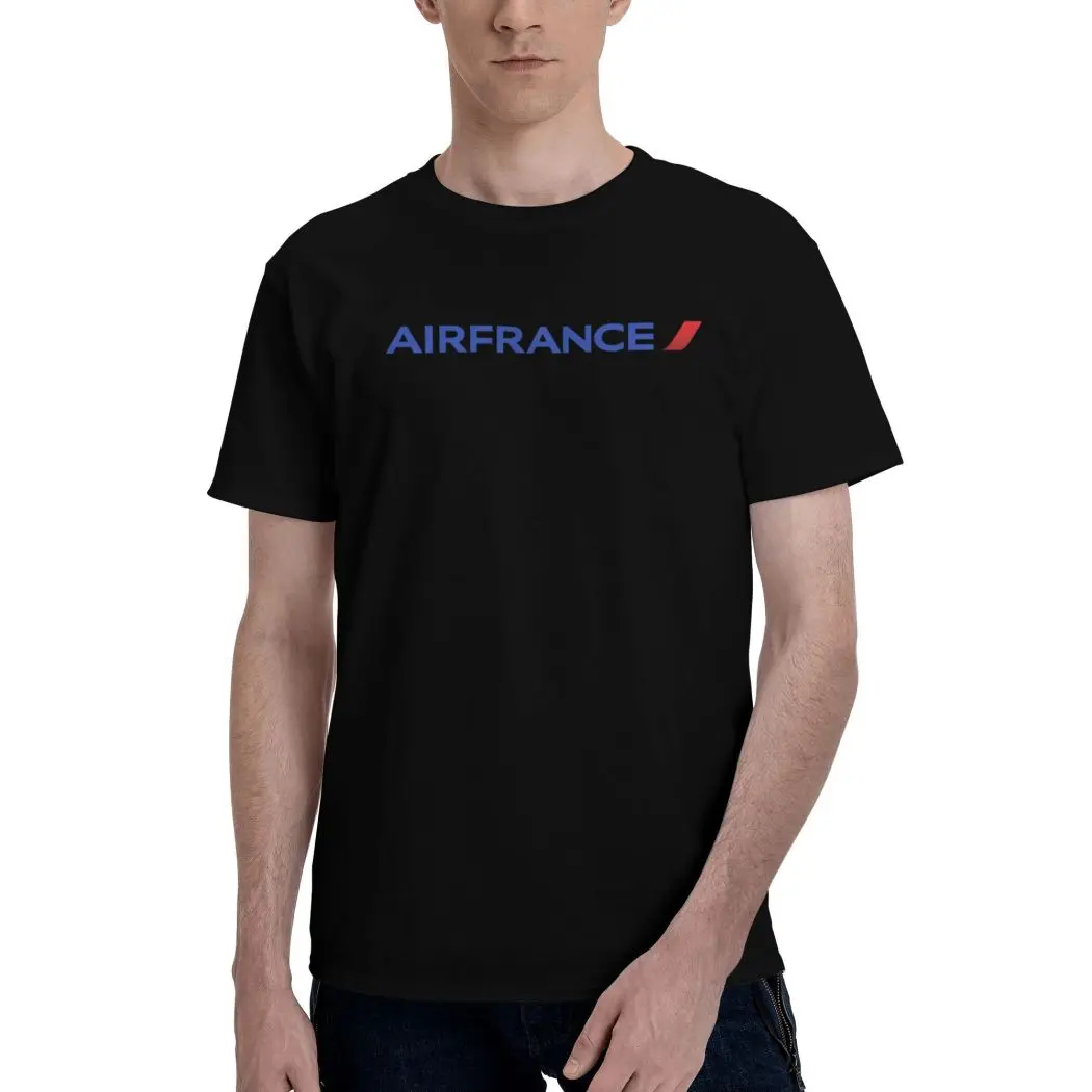 НОВЫЕ мужские футболки Air France повседневные хипстерские в стиле хип-хоп с круглым
