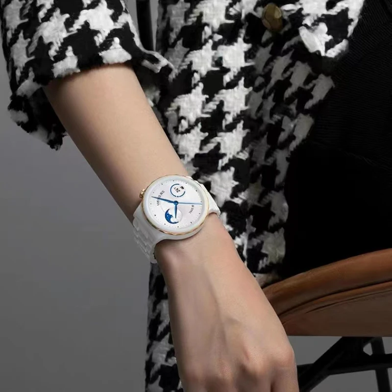 20mm 22mm Ceramic Strap For Huawei Watch GT3 Pro 46mm/43mm Metal Bracelet Wristband For Samsung Watch 5/4/3 Amazfit GTR/Stratos