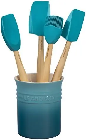 

Craft Series Utensil Set with Stoneware Crock, 5 pc., White
