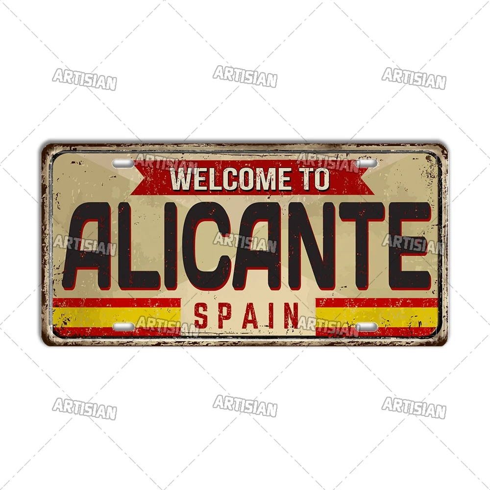 

Металлическая табличка Испания
