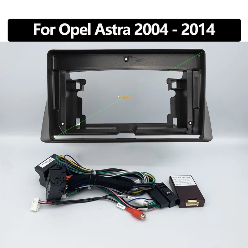 

Автомобильная рама Android для Opel Astra 2004- 2014, 9 дюймов, рамка для панели, отделка, мультимедийный плеер Insta, комплект для llation, кабель Canbus