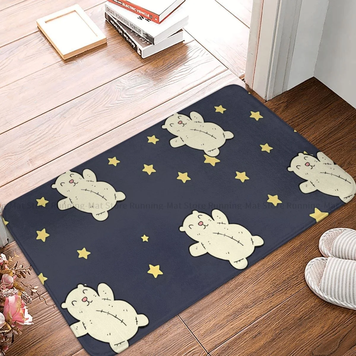 

Bear Non-slip Doormat Living Room Mat Plush Dreams Floor Carpet Welcome Rug Bedroom Decorative