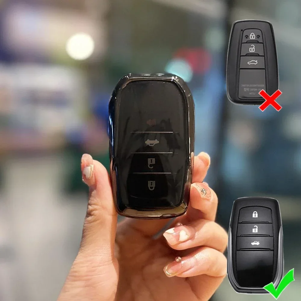 

Чехол для ключей от автомобиля Toyota RAV4 Crown Hilux Fortuner Camry Land Cruiser Prado Alphard Vellfire 30 AH30, автомобильные аксессуары