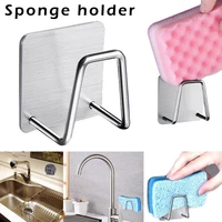 mini kitchen sponge holder stainless steel soap drain drying rack bathroom accessories product