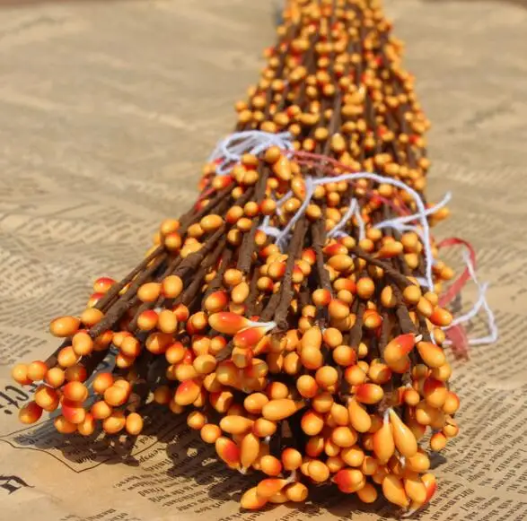 

Недорогой декоративный искусственный венок, искусственные ветки, цветок, железная проволока для свадьбы, 50 шт., 40 см