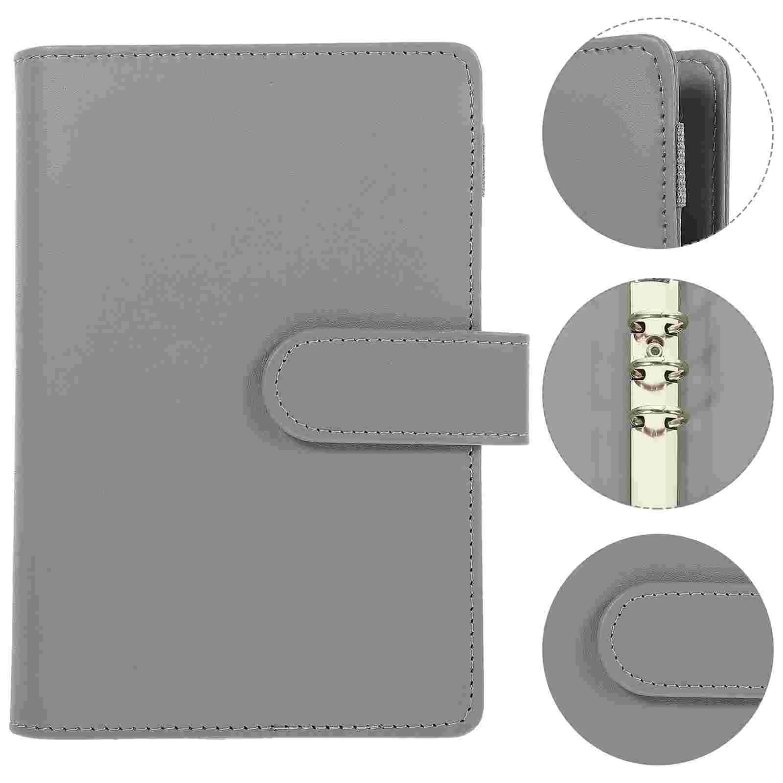 

A6 Notebook Periodicals Purses Binder Scrapbook Album Loose-leaf Binder Pu A6