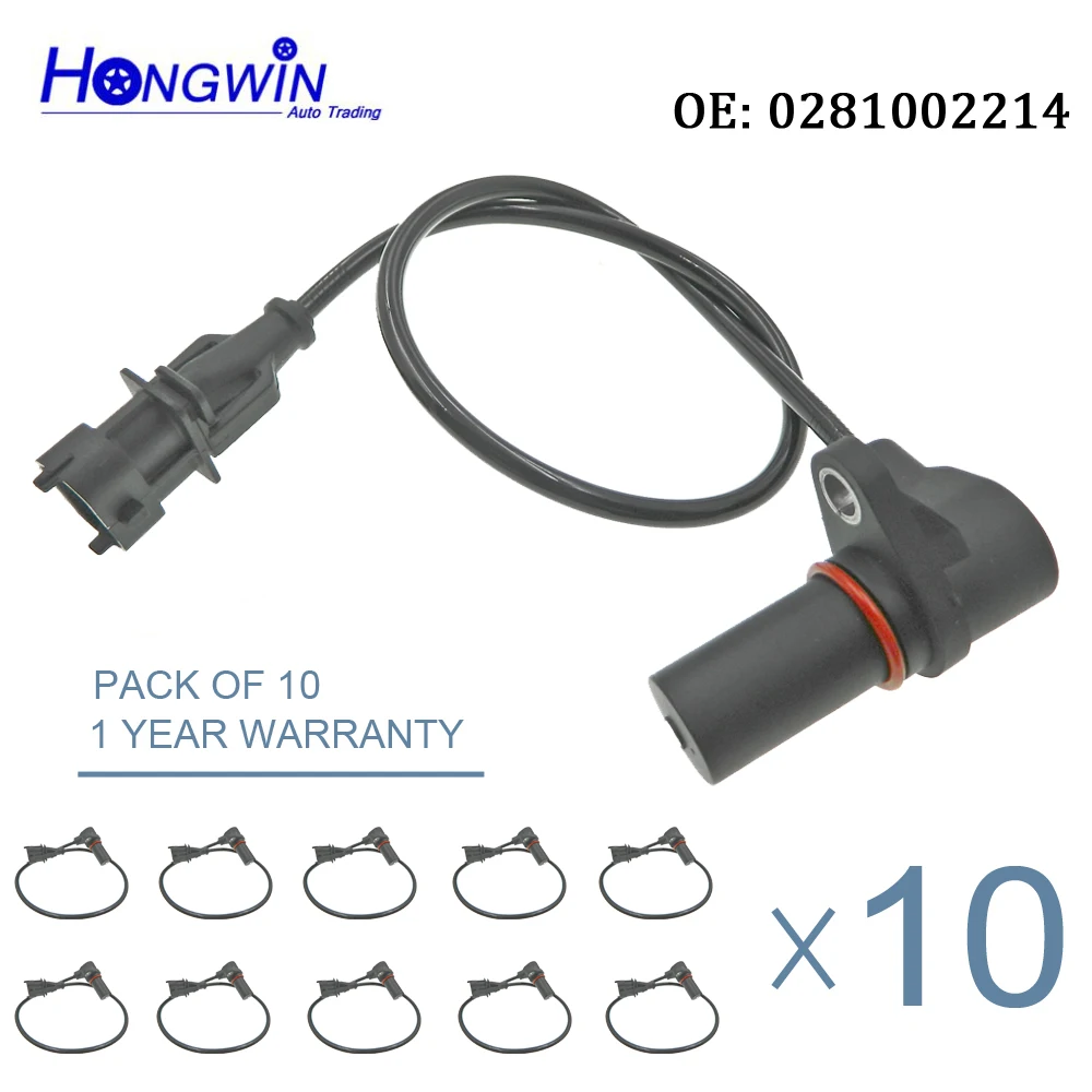 

10PCS Crankshaft Position Sensor For Alfa Romeo 145 146 147 156 Fiat Brava Doblo Punto multipla Stilo Lancia lybra Kappa 1.9 JTD