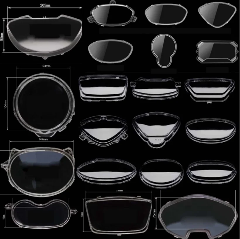 

High Quality Motorcycle Speedometer Tachometer Dashboard Instrument Glass Plastic Lens Cover For Scooter Moped ATV Motocross 1pc