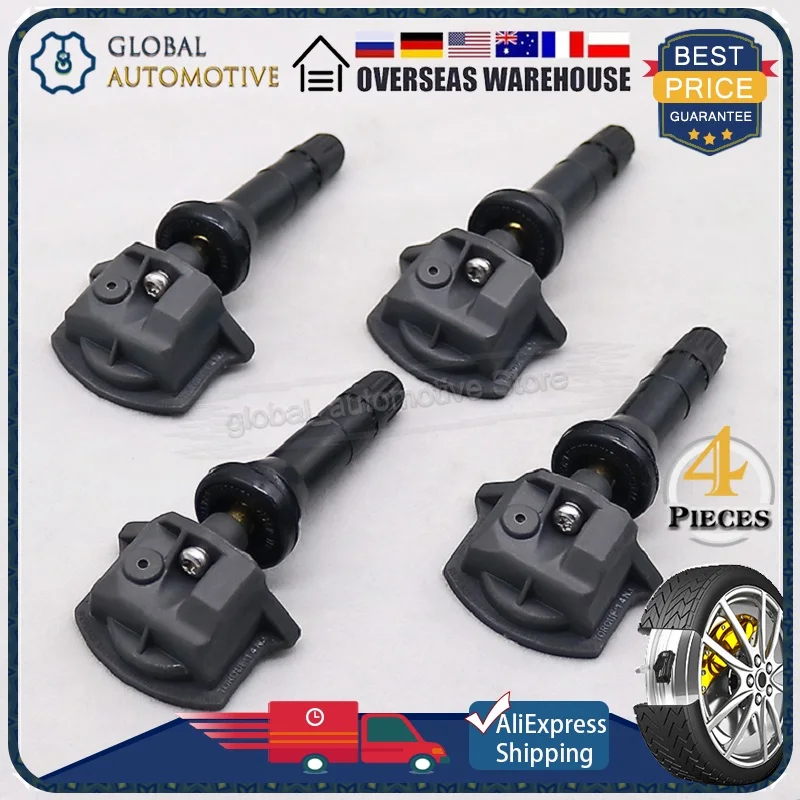 Комплект (4) TPMS 433 МГц система мониторинга давления в шинах 52940-L1100 датчик давления в шинах для 2019-2020 Hyundai Sonata DN8 KIA Seltos