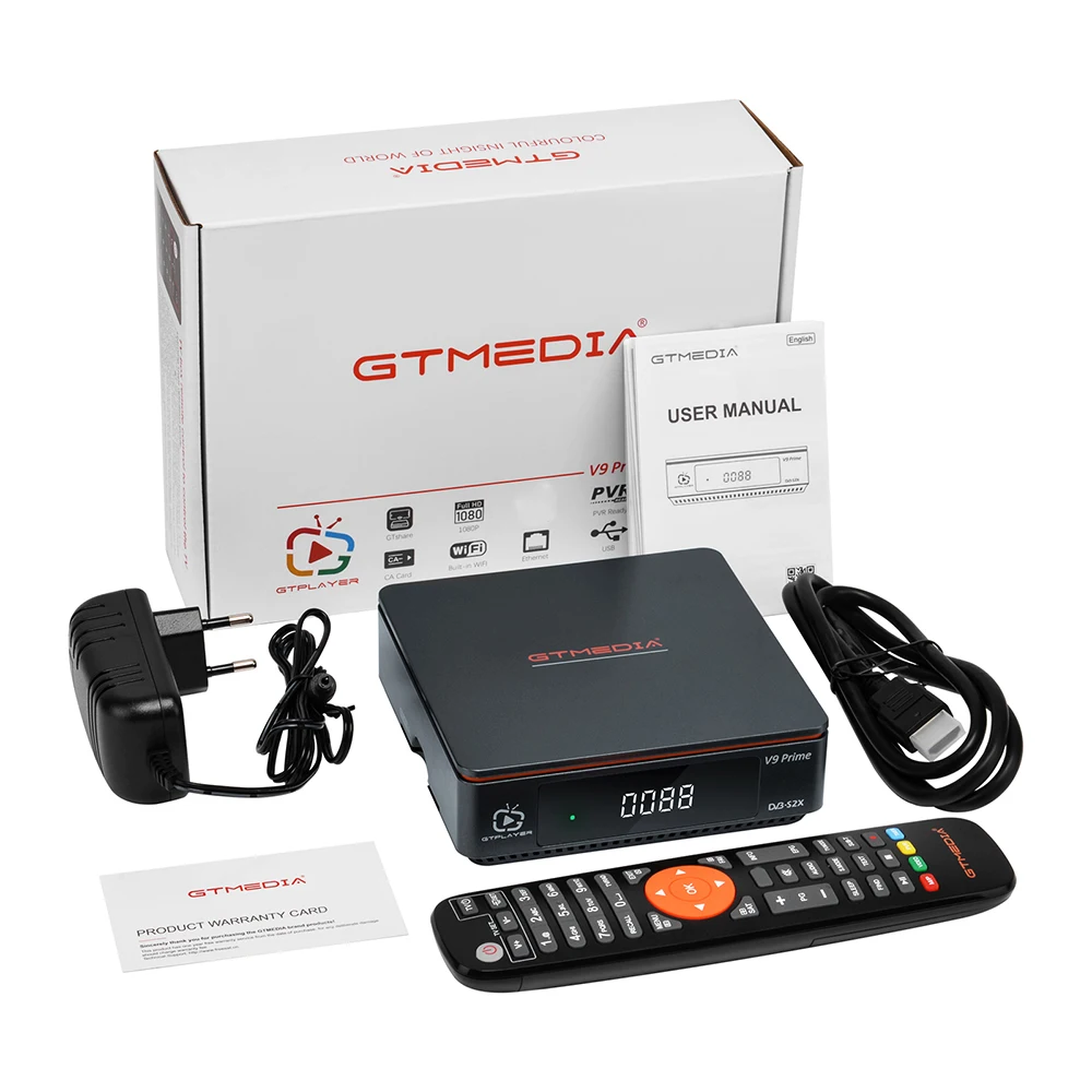 Фото GTmedia V9 Prime DVB-S2X спутниковый ресивер Встроенный Wi-Fi HEVC Поддержка CA-карты Full HD 1080P PVR Готовый ТВ-приемник №5
