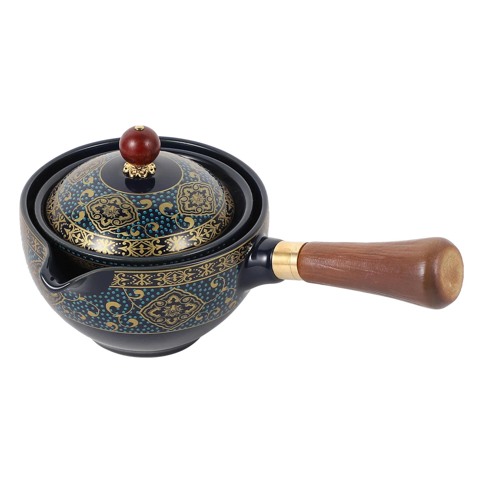 

Tea Teapot Ceramic Pot Kettle Loose Leaf Handle Side Infuser Maker Porcelain Teaware Teapots Chinese Pots Set Retro Handheld