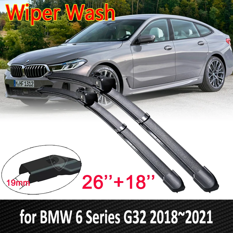 

Car Wiper Blade for BMW 6 Series G32 2018~2021 2019 2020 Gran Turismo GT 630i xDrive Front Windshield Windscreen Car Accessories