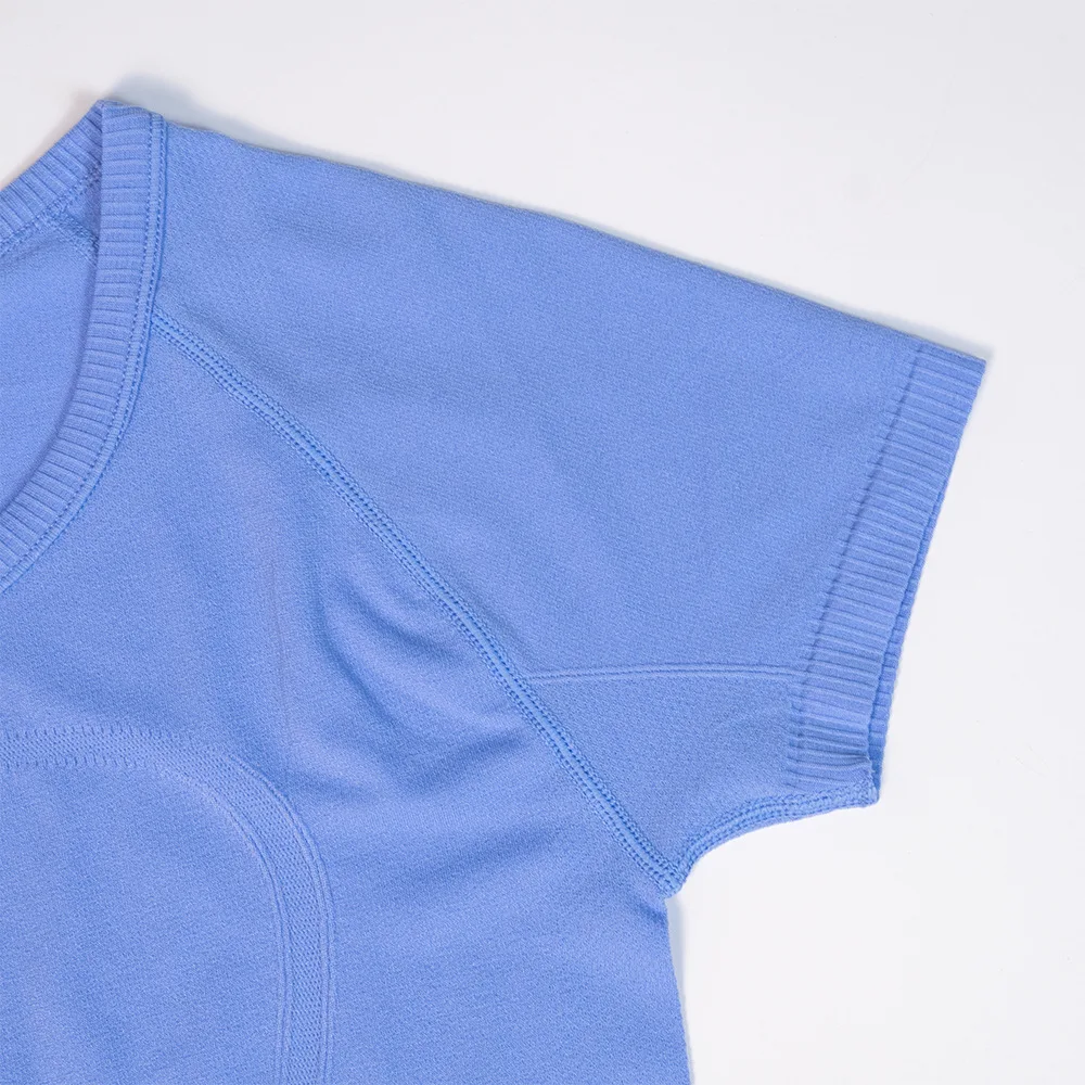 Knitted Sports Vest Yoga Shirts Swiftly Tech Vest Gym Wear Mesh Top Short Sleeve Tight Yoga Breathable Casual Outdoor Shorts