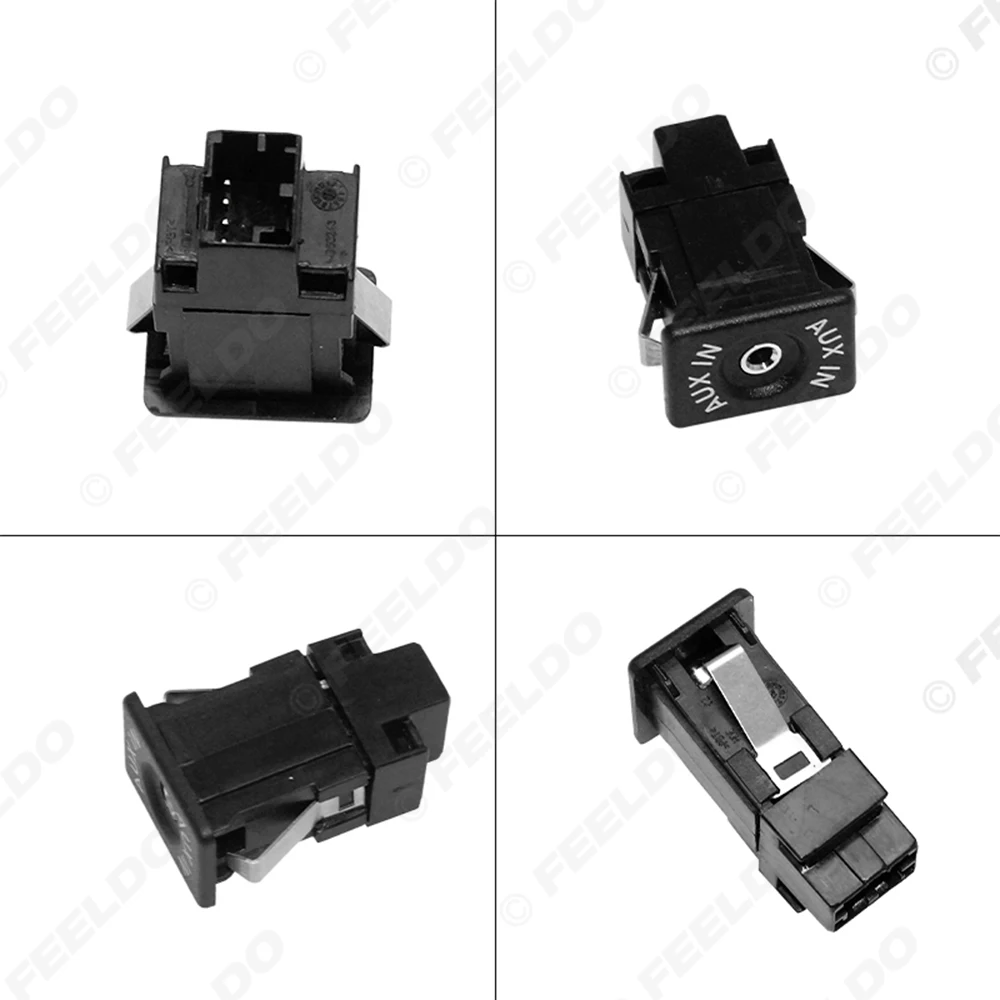 Автомобильный подлокотник FEELDO магнитола с интерфейсом AUX для Volkswagen Audi проводной