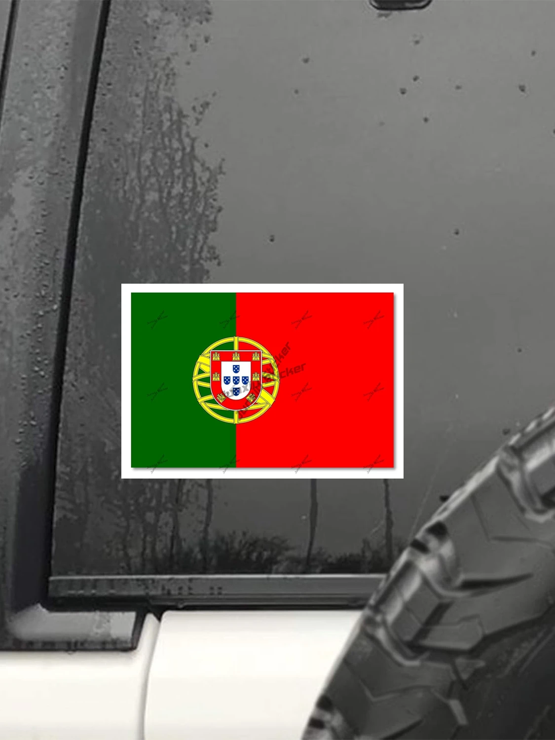 Португалия Prt Pt флаг Виниловая наклейка для автомобиля грузовика окна бампера