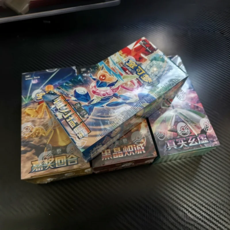 Фото В наличии Оригинальная коллекционная карта PTCG Pokémon (упрощенная китайская версия CIMC) серии Purple Zhu для битвы и коллекционирования, подарок на день рождения №3