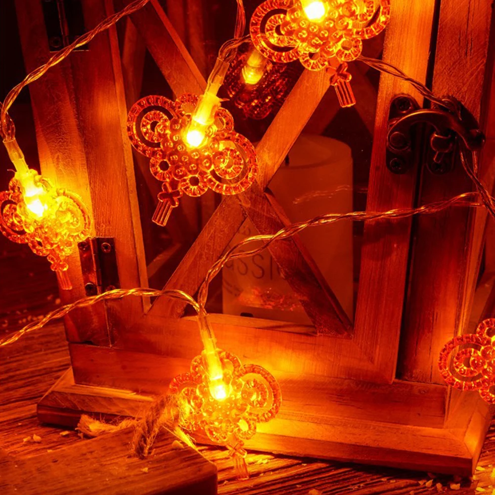 

Wedding Home Indoor Decoration Battery Operated Chinese Knot LED Fairy Decorative String Lights for New Year