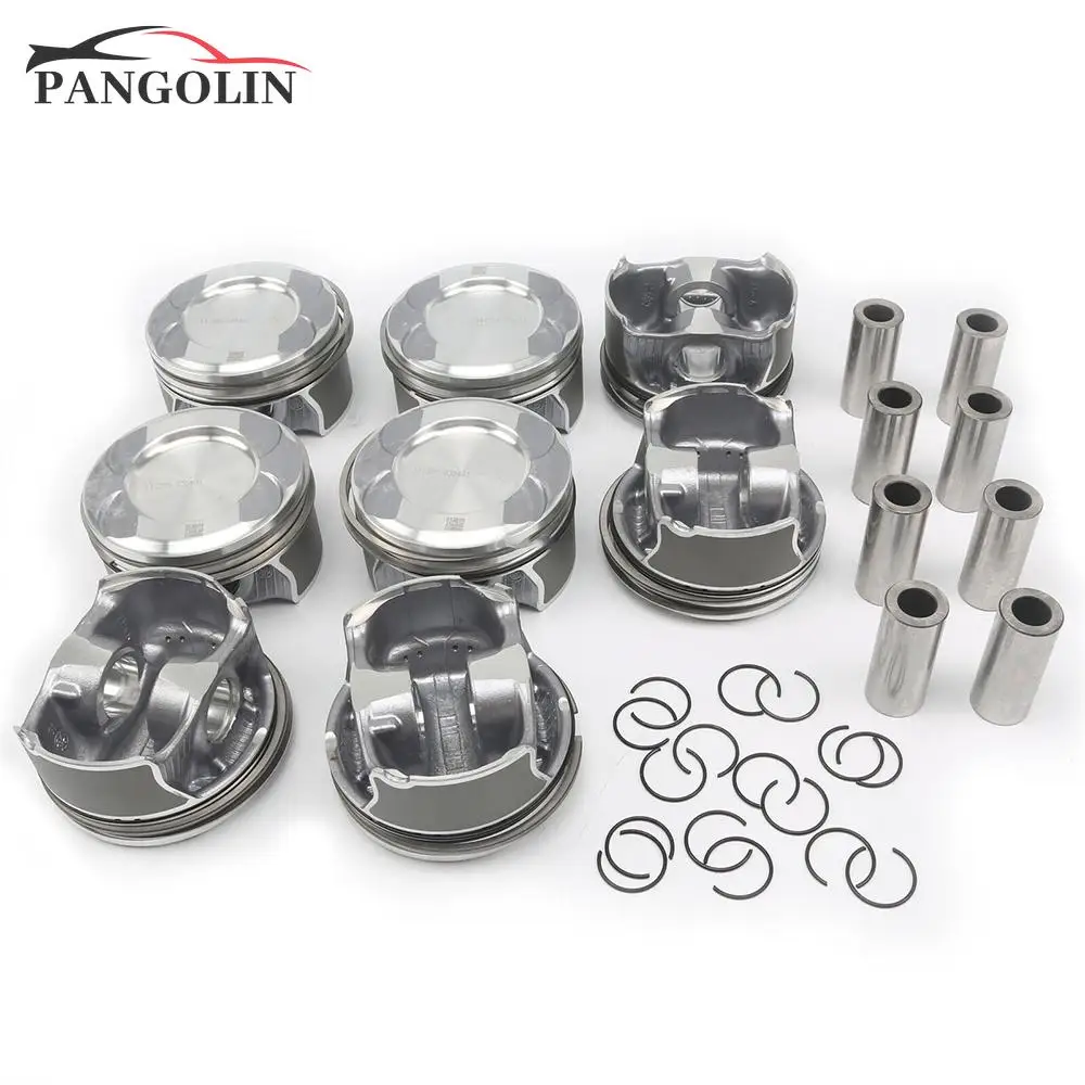 8pcs Engine Pistons Rings Set Φ24mm for 11-19 Mercedes-Benz W166 W221 W222 M278 E500 4.6T 4.7T A2780302317 2780301517 2780301117