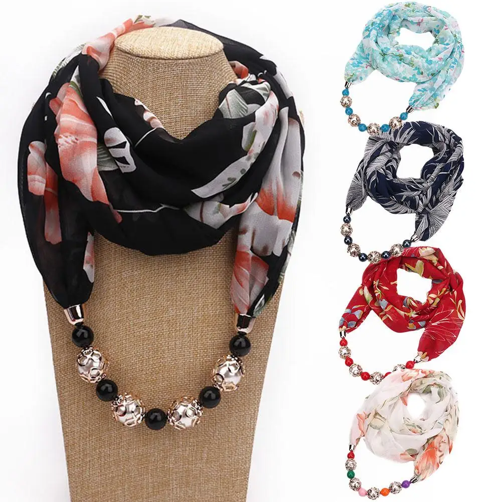 

Pearl Jewelry Necklace Scarf For Ladies Tassel Gorgeous Beads Pendants Jewelry Necklace Jewelry Scarf 4 Colors Beaded Penda A7J7