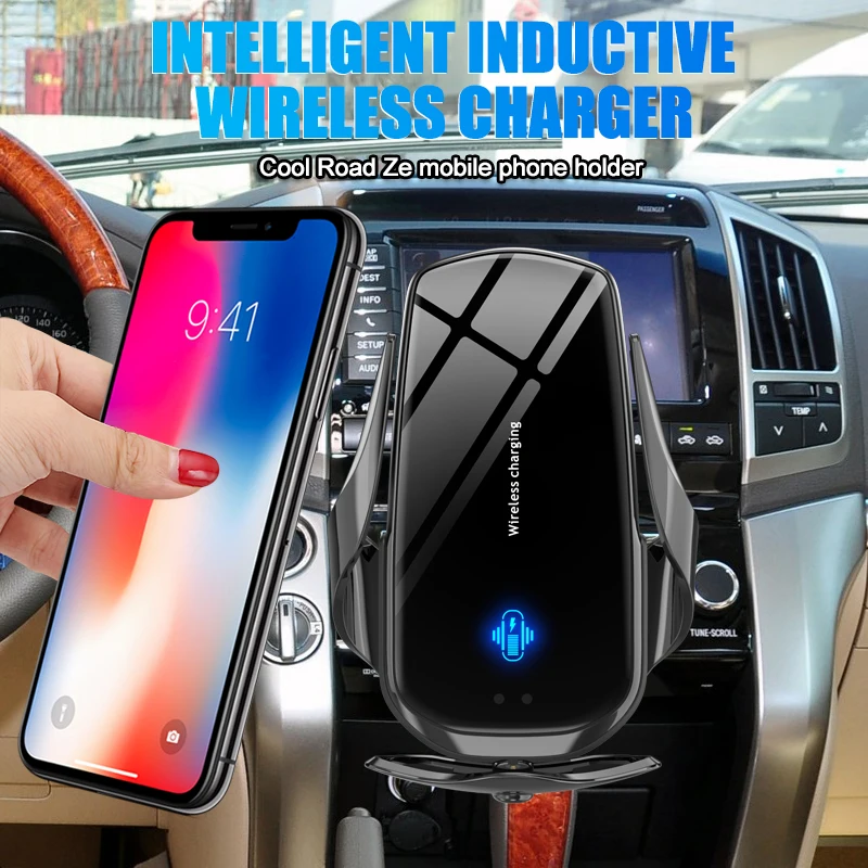 

Wireless charging of car phone holder air hole mounting bracket for Toyota V Hilux Land Cruiser Avanza Carina Celica Corona
