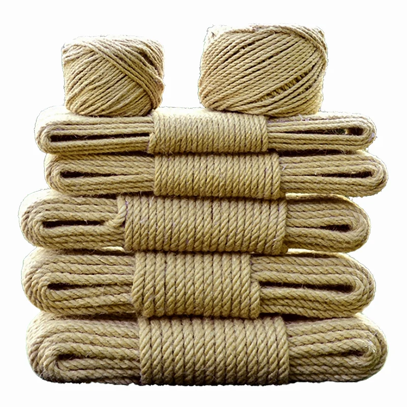 

1/2/3/5/6/10mm Natural Jute Twine Rope String Ribbon Crafts Sewing DIY Handwork Jute Cord Thread Hemp Wedding Party Decoration