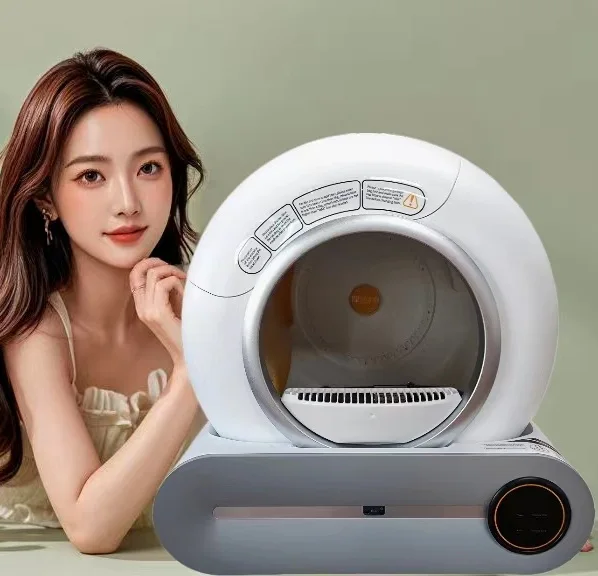 2024 автоматический умный ящик для кошачьего туалета с управлением через