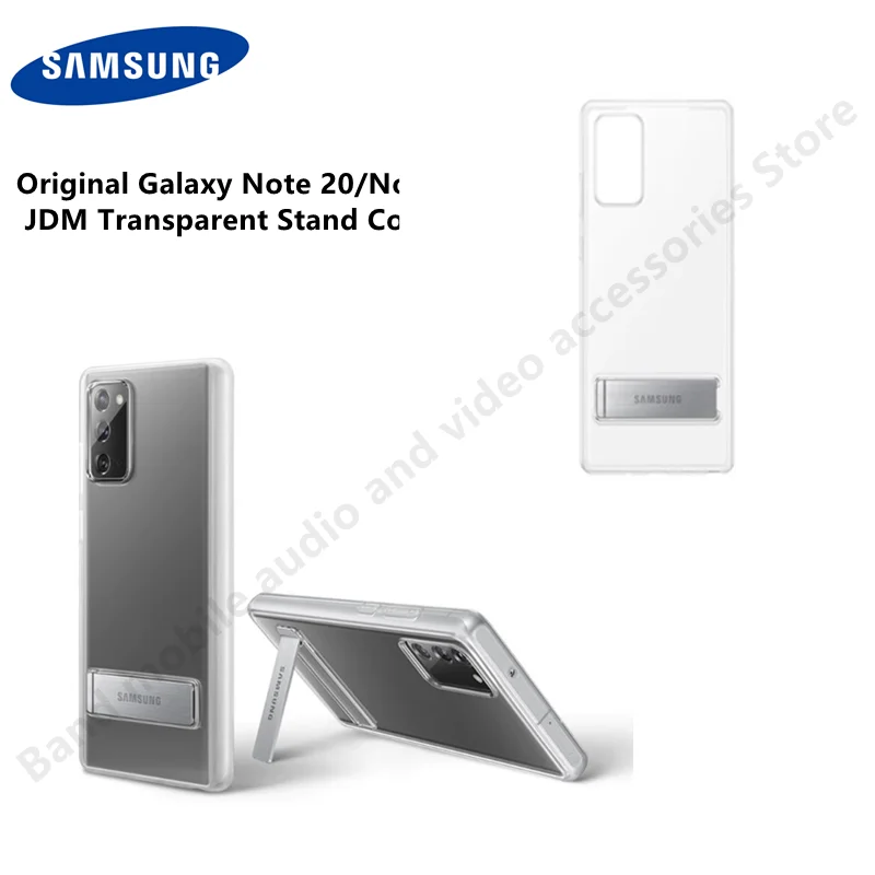 

Официальный чехол для Samsung Galaxy Note 20 5G/Note 20 Ultra 5G JDM прозрачный чехол с подставкой прозрачный чехол-накладка противоударный чехол