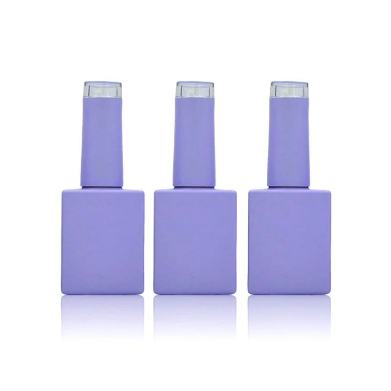 Стеклянные бутылки для геля ногтей с кисточкой 1 шт. пустые косметические