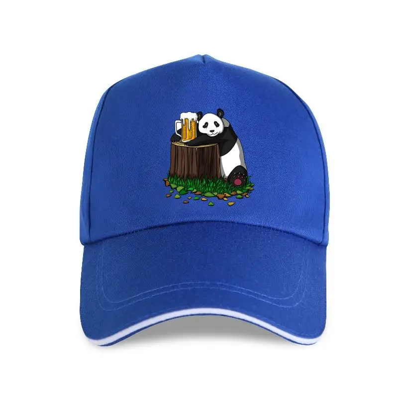 

new cap hat Panda Bear Beer Drinking Party Funny Animal Baseball Cap Games Vintage wholesale Clothes Couples Matching Tops 1374