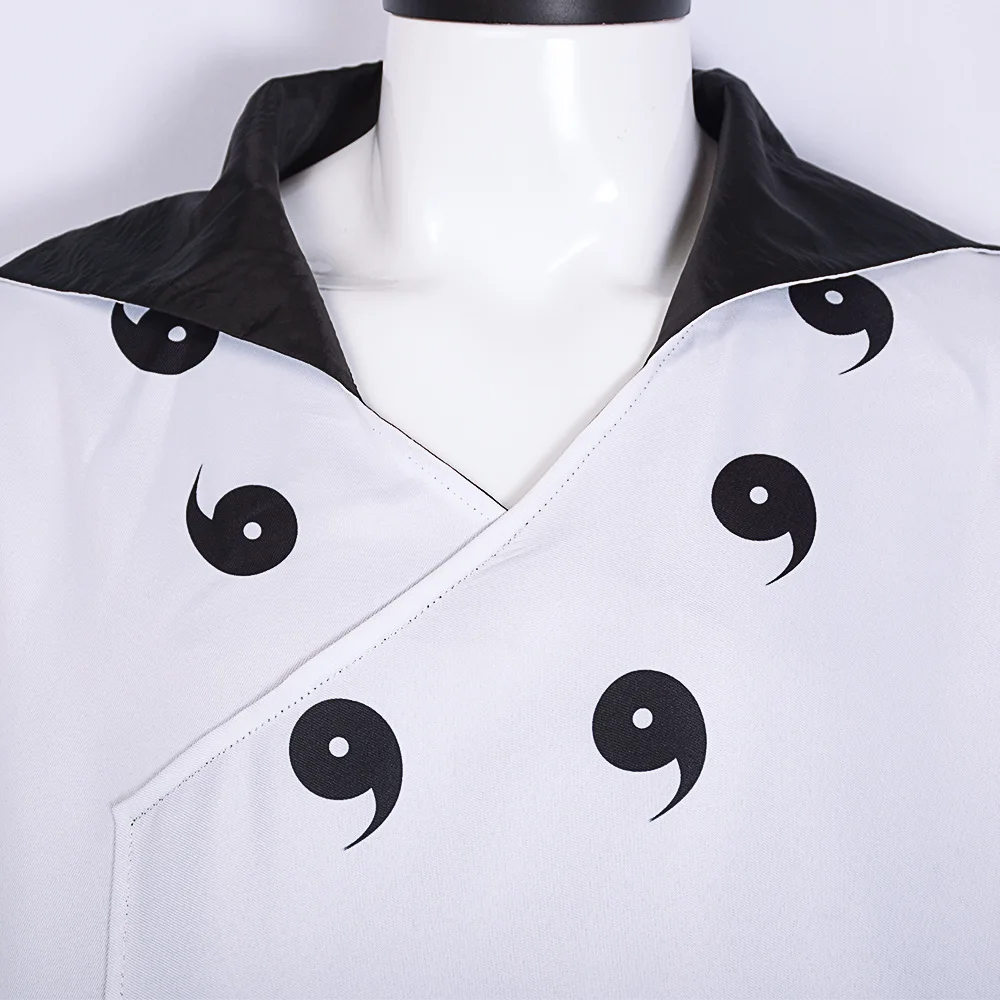 Аниме Ninja Ootutuki Hagoromo косплей костюм для взрослых мужчин Sennin белая униформа халат