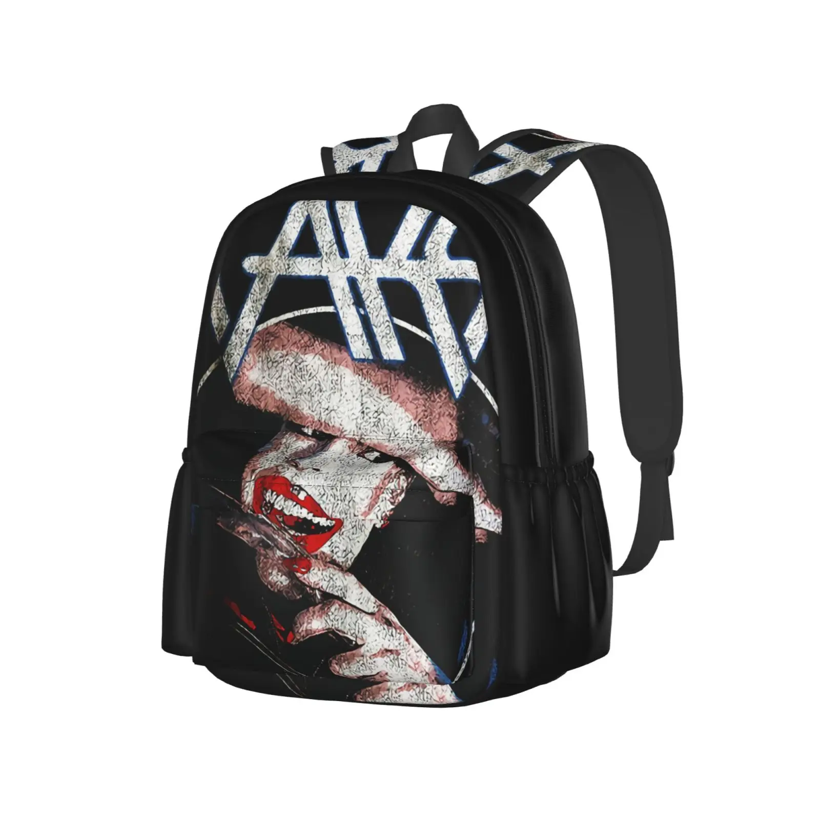 

Мужская сумка для концерта с машинами в американском стиле 70-х и 80-х годов, сумка для макияжа, рюкзак, Холщовая Сумка, Женская водонепроницае...