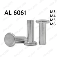 aluminum 6061 flat head rivets m3 m4 m5 m6