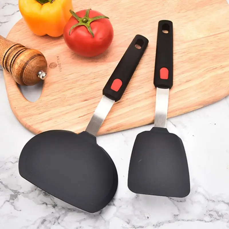 

Soft Silicone Edge Spatula Heat Resistant Simple Fashion Spring Steel Kitchenware Silicone Spatula Silicone Modern Minimalist